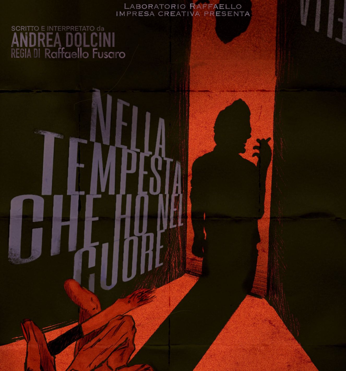 nella tempesta che ho nel cuore locandina evento monologhi su pasolini
