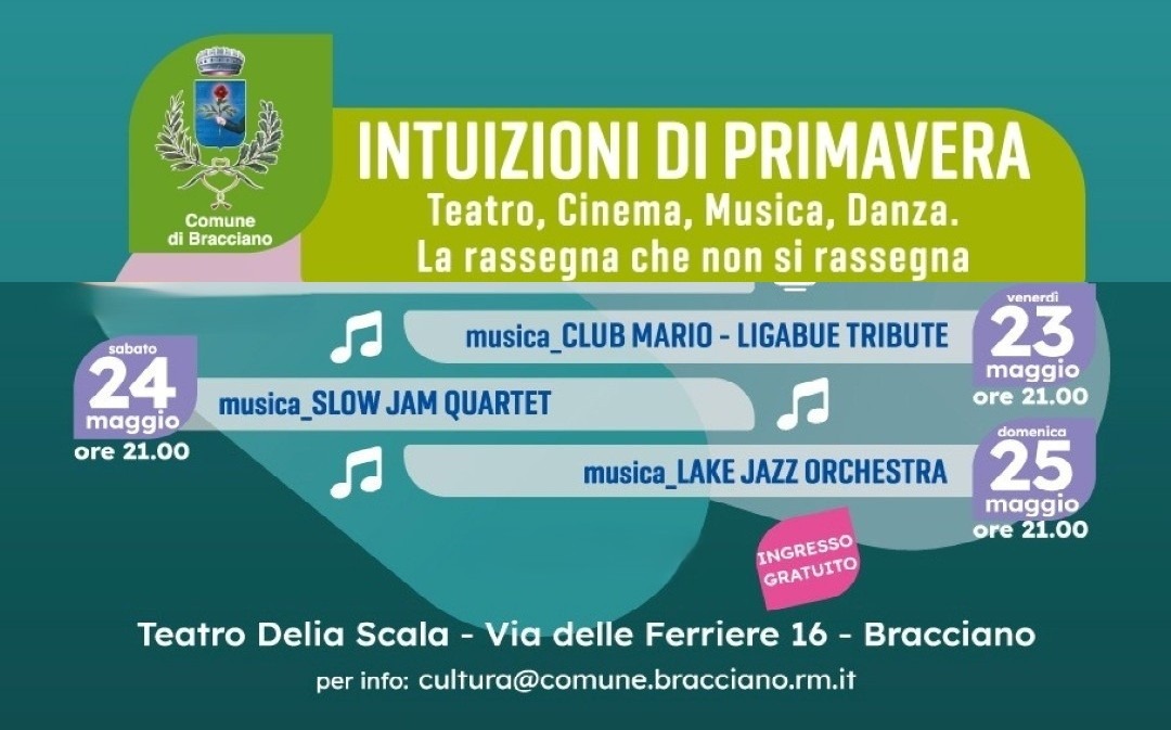 Concerti Teatro maggio 2025 porzione di manifesto evento