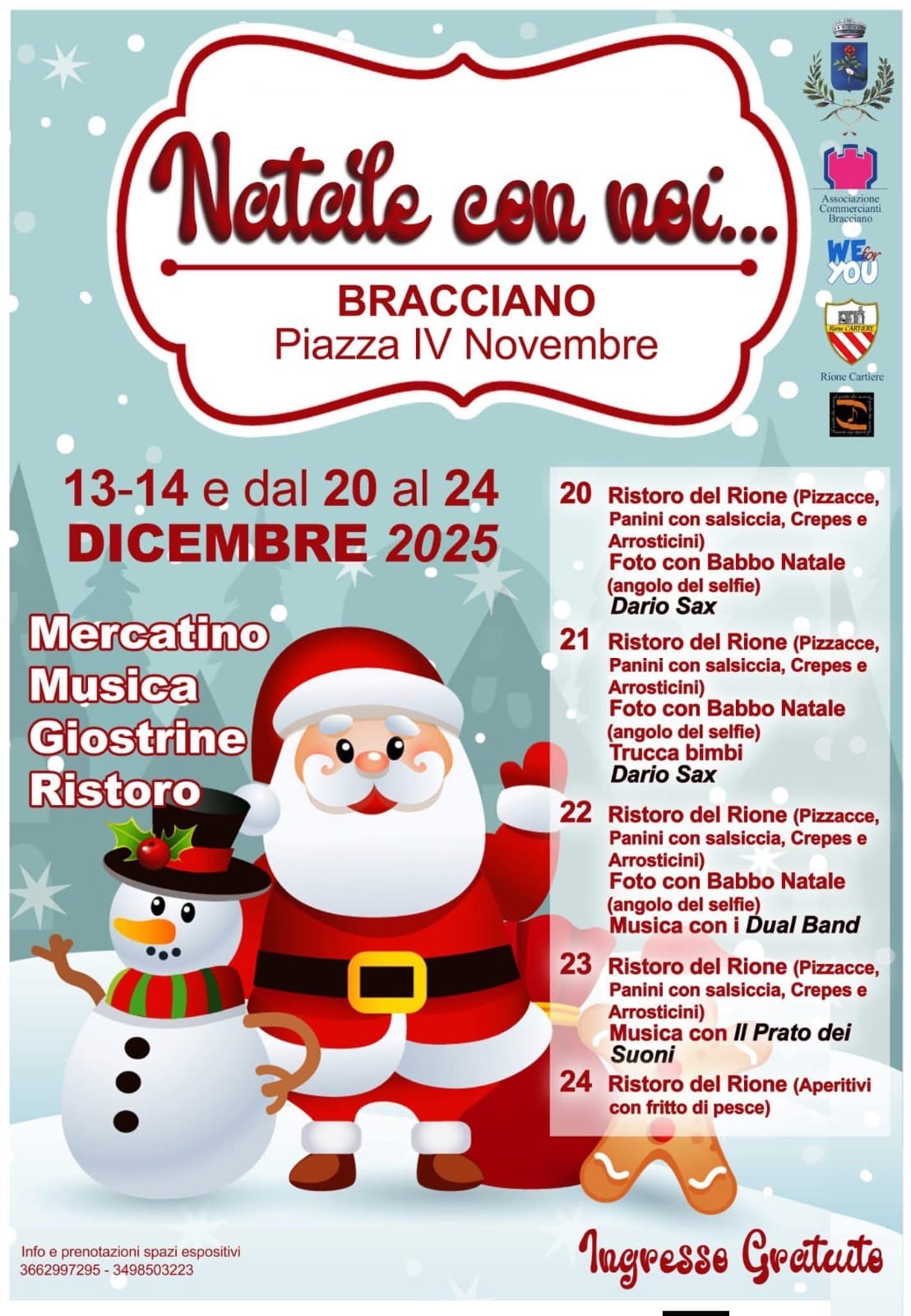 locandina evento natale