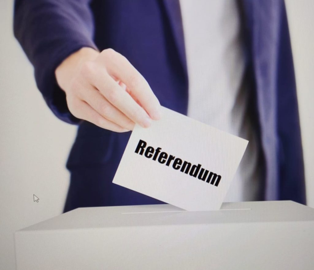 immagine di voto per referendum