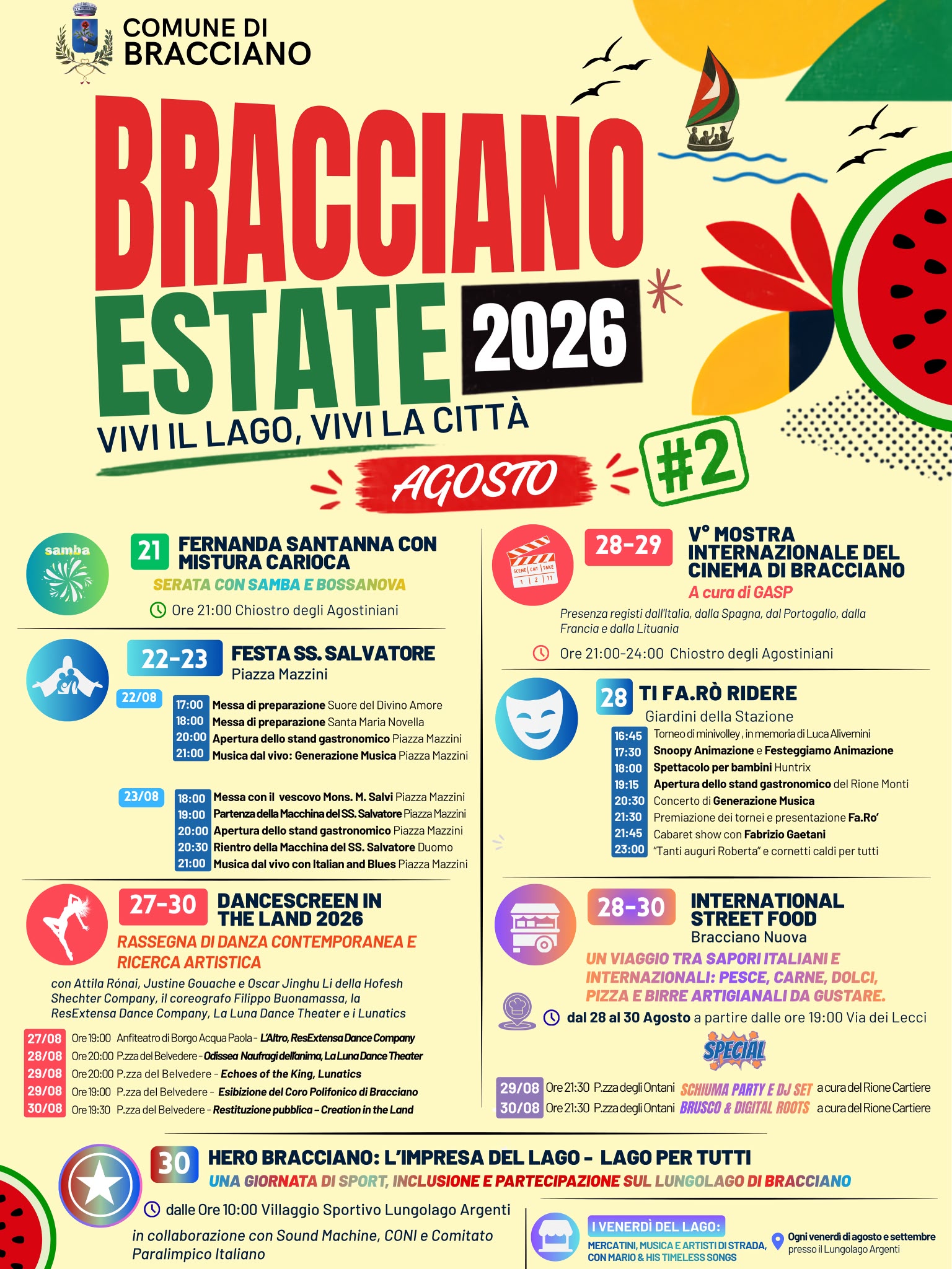 calendario eventi